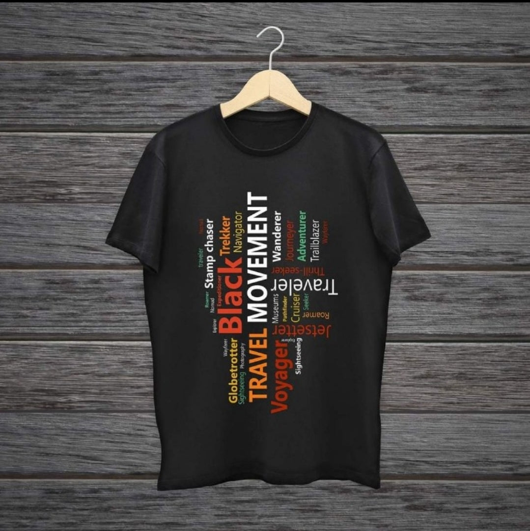 BTM Mens Travel Mosaic Tee Shirt